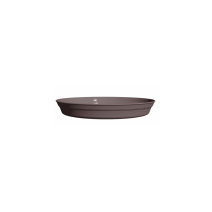 Soucoupe poetic roméo, taupe, ronde Ø 17,2 cm - BHR